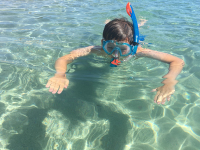 Set snorkelingu për kalamaj Schildkrot SFS Junior BARBADOS, 2 pjesë, shumëngjyrësh