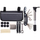 Set veglash biçiklete Dunlop 14 copë, multitool edhe pompë, me çantë, i zi
