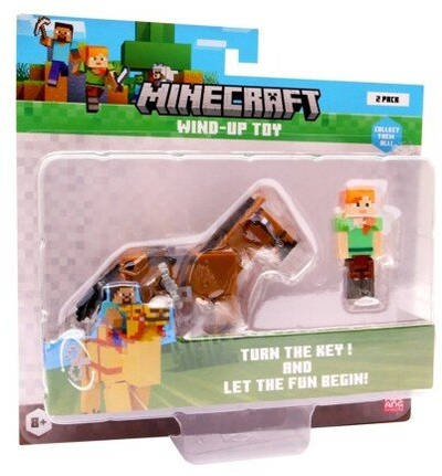 Set lodrash PMI Minecraft S2 3D me mekanizëm Alex edhe kalë, MC1015B, shumëngjyrësh