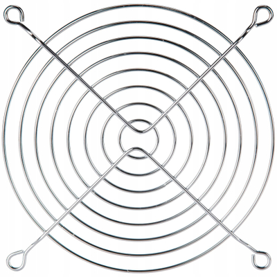 Kapak ventilatori RACK 19 NEKU, 120x120mm, metalik