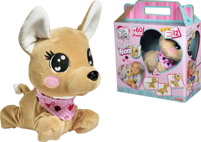 Lodër pellushi Simba Chi Chi Love Baby Boo, interaktive, 30cm, bezhë