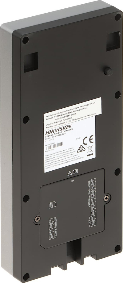 Терминал за контрола на пристап Hikvision DS-K1T502DBWX, LAN Wi-Fi, IP65 IK09, сив