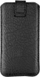 Këllëf telefoni Forcell Leather për iPhone 5 5S 5SE 5C, lëkurë ekologjike, me magnet, i zi