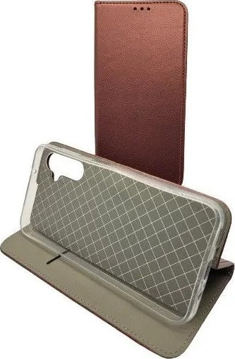 Futrollë Magneto Smart për Samsung Galaxy A14 4G, tip wallet, me kapak palosës, burgundy
