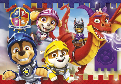 Puzzle CLEMENTONI Supercolor PAW Patrol, 2x60 copa, 5+, me ngjyra