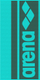 Peshqir banje Arena Logotype Jacquard, 180 x 90cm, pambuk, turkeze