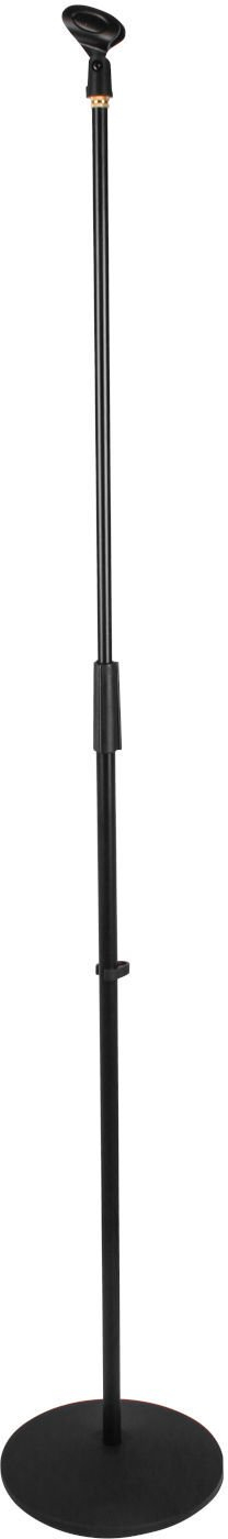 Stativ mikrofoni Mozos SM808, lartësi 99-180 cm, metalik, i zi