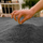 Tapet rrumbullak Strado Round Shaggy Rug, 150x150 cm, antirrëshqitës, gri