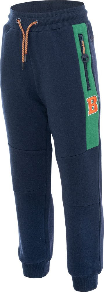 Pantallona treningu për fëmijë TIOGER KDB, pambuk me microfleece, gri