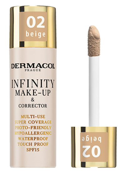 Fondatinë Dermacol Infinity High Coverage, korektor, 20 g