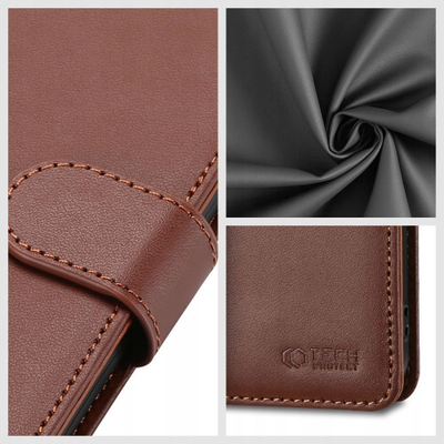 Këse-portofol Tech-Protect për Xiaomi 13T / 13T Pro, lëkurë ekologjike, me stand, ngjyrë e zezë