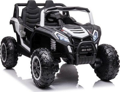 Makina elektrike për kalamaj Lean Cars YSA036 4x4, bateri 12V, me pult për prindërit, e bardhë
