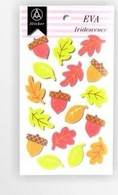Sticker dekorativ Galeria Hobby, shkumëz me pak shkëlqim, 10.5x18 cm, shumëngjyrësh