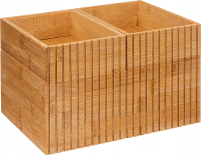 Organizues modular 5five Simply Smart Bamboo, 3 kosha, bambu, ngjyrë natyrale