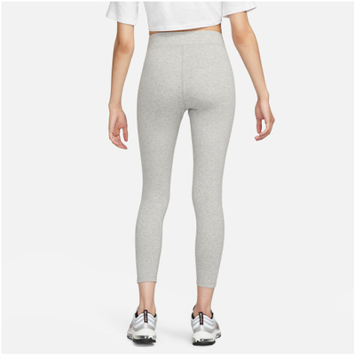 Leggings për goca Nike Classic LBR, bel i lartë, gri e hapur