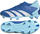 Këpucë futbolli për kalamaj Adidas Predator Accuracy.3 FG, për fusha të thata, blu me të bardhë