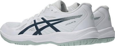 Патики за одбојка Asics Upcourt 6 M 1071A104 104, машки, за внатрешен терен, бели