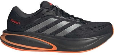 Atlete vrapimi Adidas Response 2, Cloudfoam EVA, rrjetë që merr ajër, të zeza me portokalli