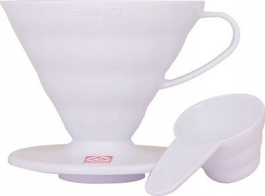 Përgatitës kafeje Hario V60-02, plastik, i bardhë