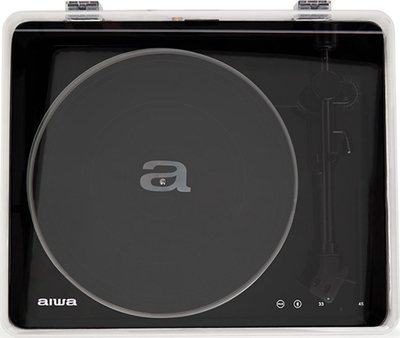 Gramafon Aiwa APX-790, belt drive, me përforcues phono, i zi