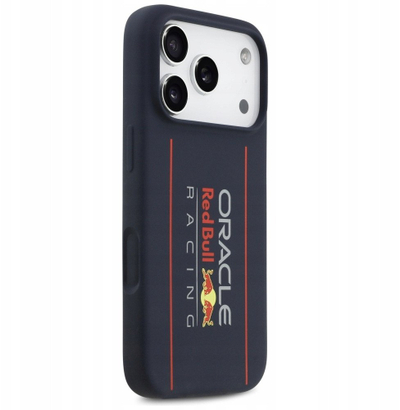 Kapak telefoni Red Bull Silicone Oversize Logo MagSafe, për iPhone 17 Pro Max, blu navy