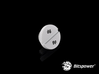 Kapak ftohës uji Bitspower BP-DWWP-C09, 1/4", i bardhë