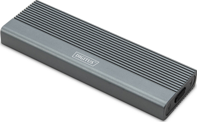 Kuti e jashtme për SSD M.2 Digitus DA-71154, SATA 6Gbps, USB 3.0, ngjyrë argjendi