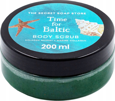 Skrab trupi Soap Friends Time for Baltic, kolagjen detar, 200ml, jeshil