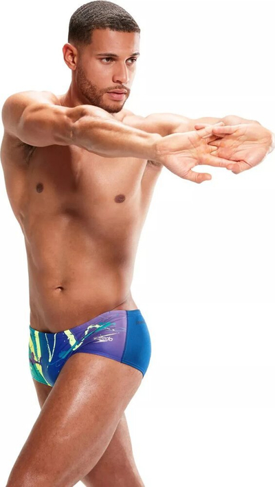Rroba banje për burra Speedo Club Training Brief, 14cm, ECO Endurance+, blu vjollcë