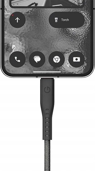 Kabllo Energea Cable Flow USB-C në USB-C, 1.5m, 240W 5A PD, i zi