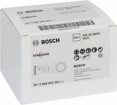 Teh për shumëfunksionale Bosch 2608662362 AIZ 32 BSPC, HCS 40x32mm, set 25 copë