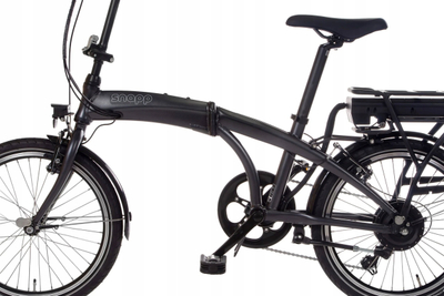 Biçikletë elektrike palosëse Snapp City-E Graphite, motor 250W, rrota 20\", gri grafit