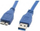 Kabllo USB Lanberg USB-A - micro-B CA-US3M-10CC-0005-B, 0.5 m, blu