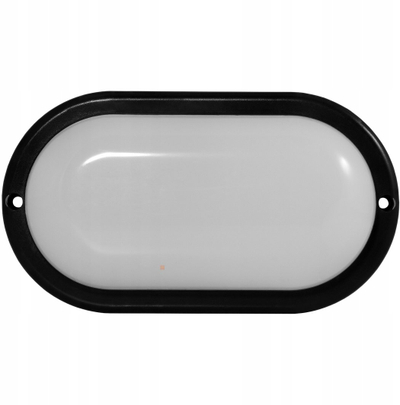 Plafonierë tavani Bemko, LED, 16 x 4.6 cm, e zezë