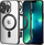 Mbulesë telefoni Tech-Protect MagShine për iPhone 13 Pro, TPU, MagSafe, e zezë transparente