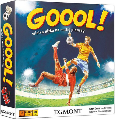 Loja tavoline Egmont Goool, lojë futbolli, për familje, shumëngjyrëshe