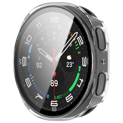 Mbrojtës ore Tech-Protect Defense Samsung Galaxy Watch 8 9 44mm, set 2 copë, i zi dhe transparent