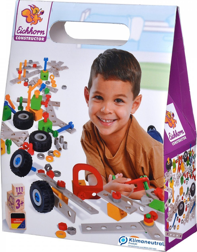 Set ndërtimi Eichhorn Constructor, 111 copa, 3+ vjeç, shumëngjyrësh