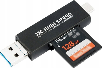 Lexues kartash JJC CR UCL1, USB, i vogël, i zi
