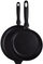 Set tiganësh Swiss Diamond XD Fry Pan Pair, sipërfaqe jo-ngjitëse, 2 copë, i zi