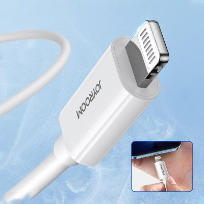 Kabëll karikimi Joyroom USB C në Lightning 27W PD, 1.2m, i bardhë