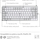 Tatierë Logitech MX Mechanical Mini për Mac, gri e çelët