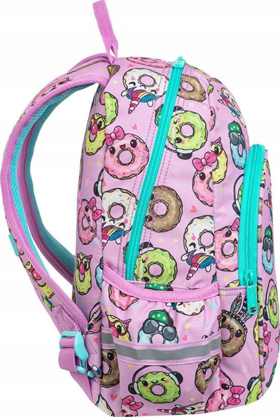 Çantë shpine fëmijësh CoolPack Toby Happy Donuts, 13", rozë me motive donuts