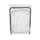 Lavatrice Gorenje WNHPI94A1PS/PL, 9kg, SteamTech, e bardhë