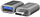 Adapter Trust Calyx USB-C në USB-A, 2 copë, ngjyrë e argjendtë