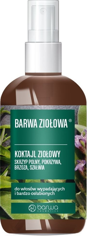 Масло за коса Barwa Herbal Cocktail, 95 ml, кафеава боја
