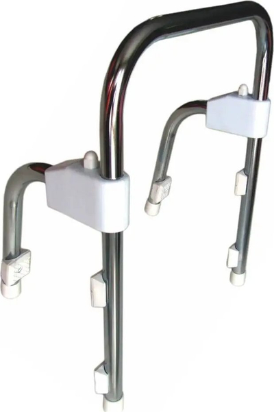 Parmak vaska Sundo Railing, çelik inox, i rregullueshëm, i bardhë