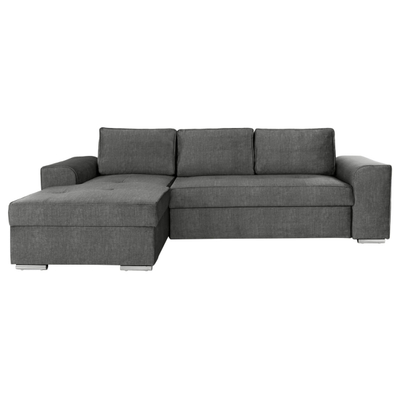Sofa këndore Nacho e majtë (HM3279.02L), argjendtë