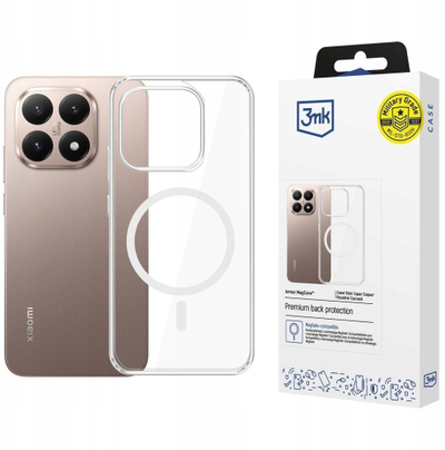 Maskë telefoni 3mk Armor MagCase për Xiaomi 15T 5G, MagSafe, transparente