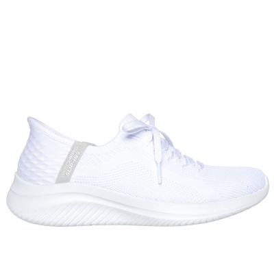 Патики Skechers Ultra Flex 3.0 Slip-Ins за жени, Air-Cooled Memory Foam, бели сиви